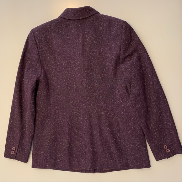 “Amanda Smith” Purple Heather Jacket size 8 - Picture 10 of 13